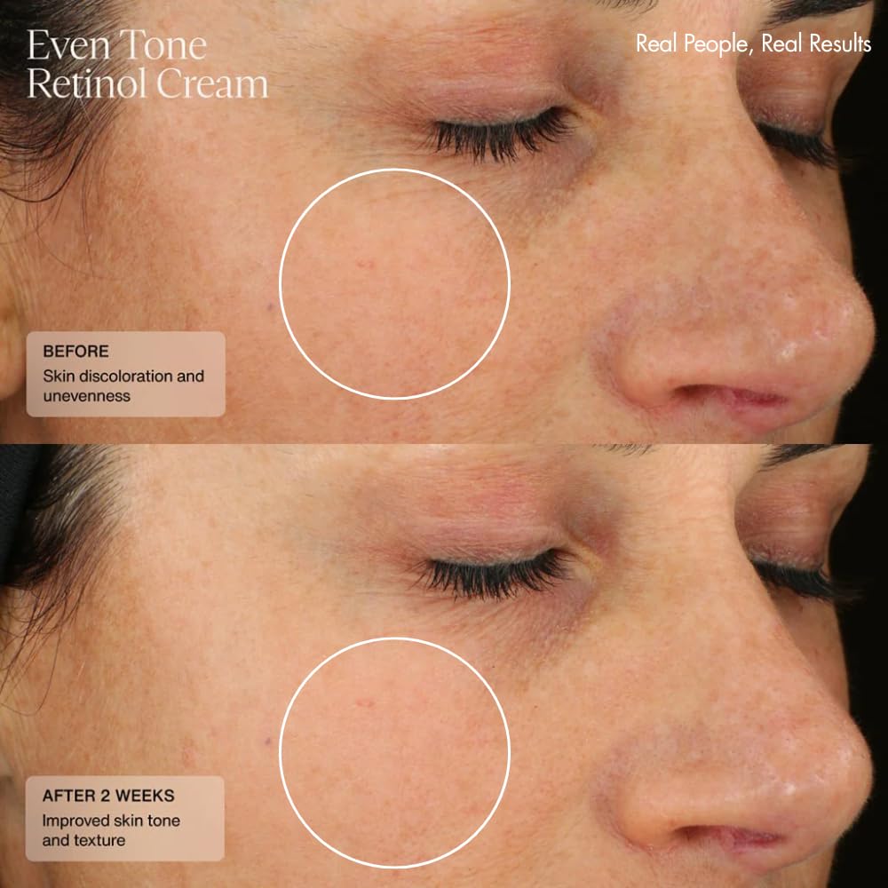 Sente Even Tone Cream swirled on skin illustrating subtle tone refinement