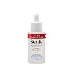Sente Hydrate+ Serum bottle front view for instant hydration.