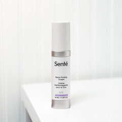 Sente morning and night routine with neck cream usage.