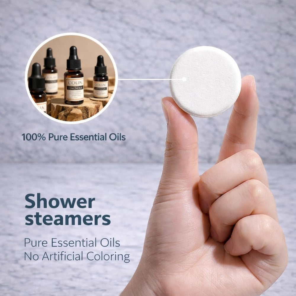 SENTEA eucalyptus mint steamer releasing refreshing vapors during showers