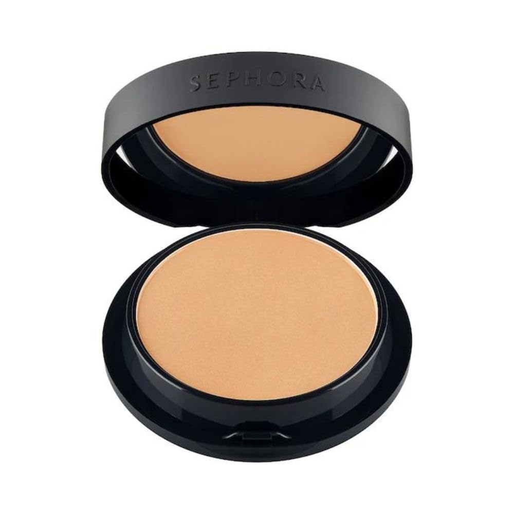 SEPHORA Best Skin Ever Matte Powder Foundation 12N Light close-up shows silky texture for smooth, even skin