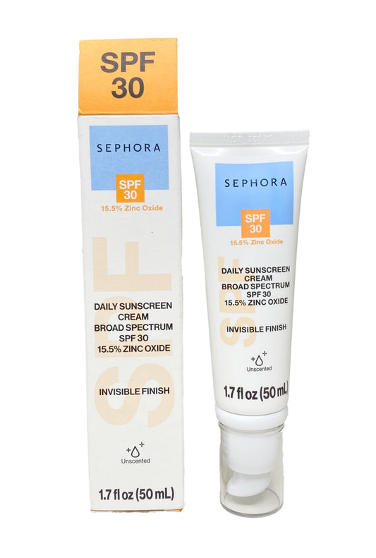 SEPHORA Collection Daily Sunscreen Cream SPF 30 bottle with mineral protection and hydration.