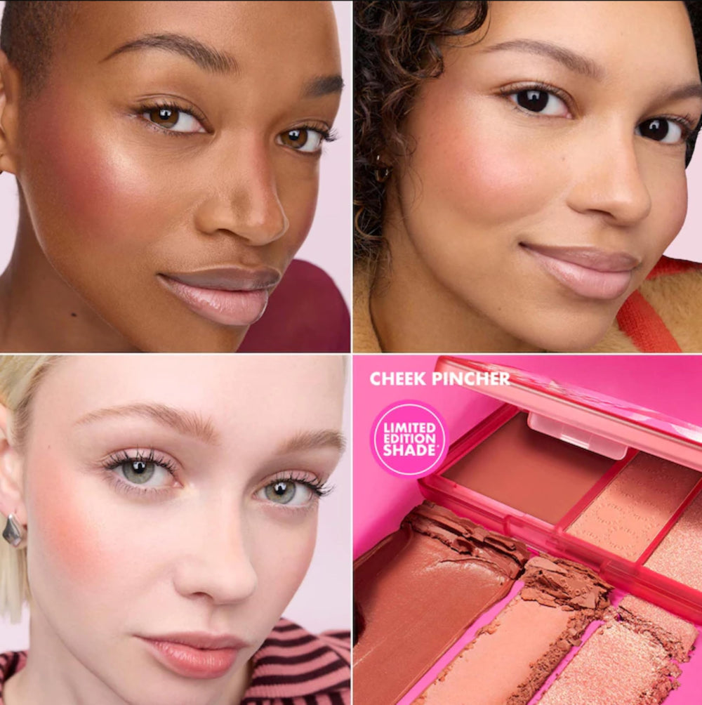 SEPHORA Collection Perfectly Blushed Set duo cheek brush delivers even color application.