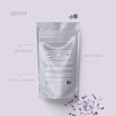 Serentii self-care gift concept featuring lavender shower steamers