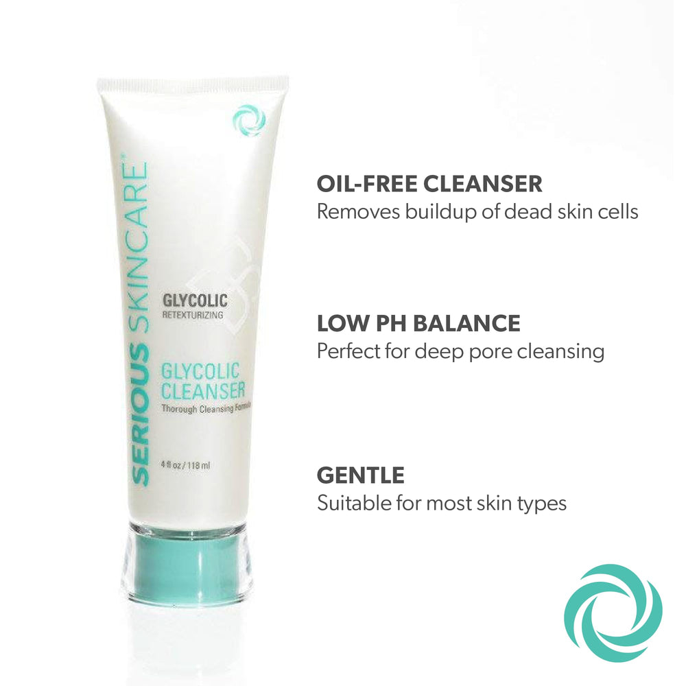 Neck application scene with creamy formula delivering gentle cleansing for neck area.