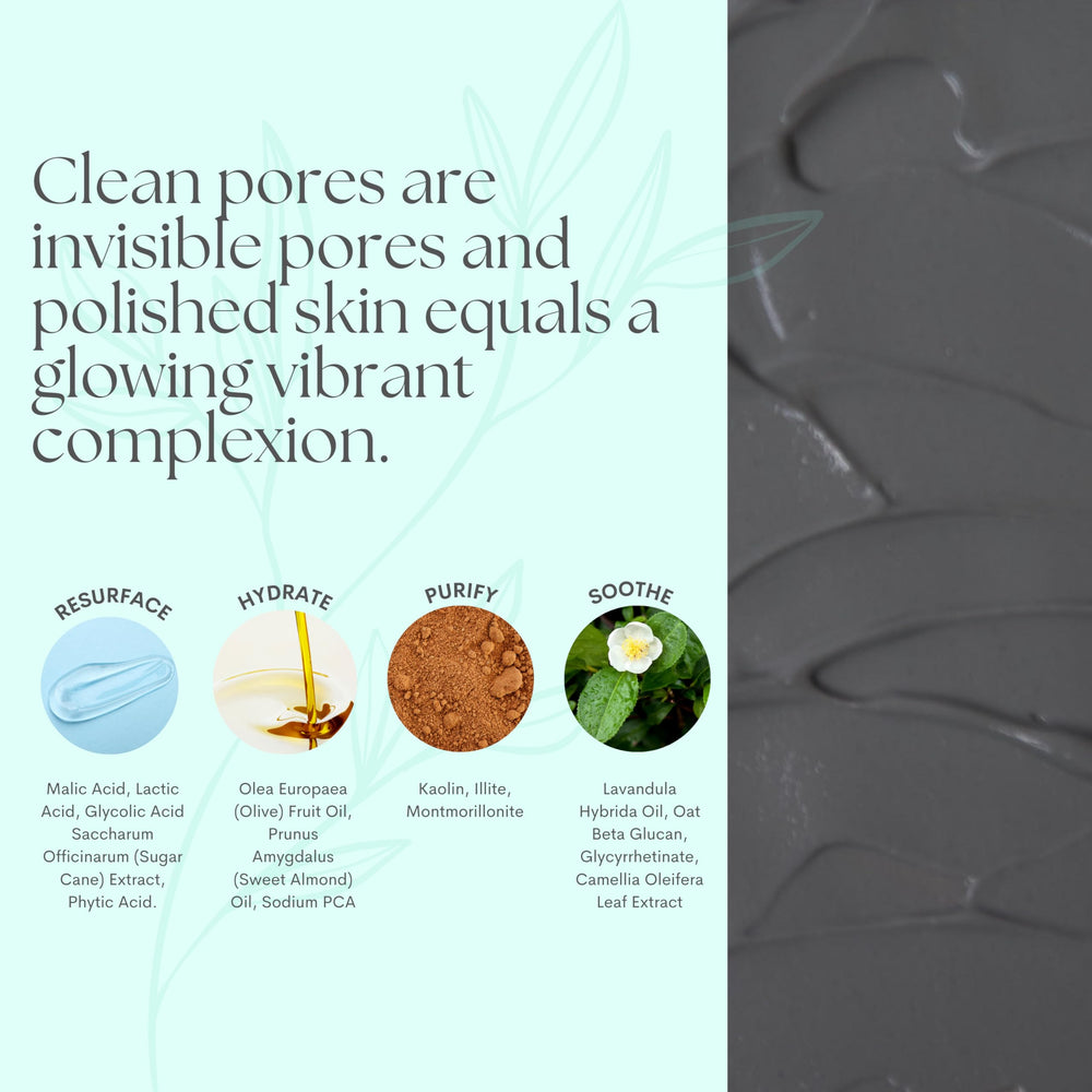 Serious Skincare Glycolic Gommage applying mask for an even, radiant look.