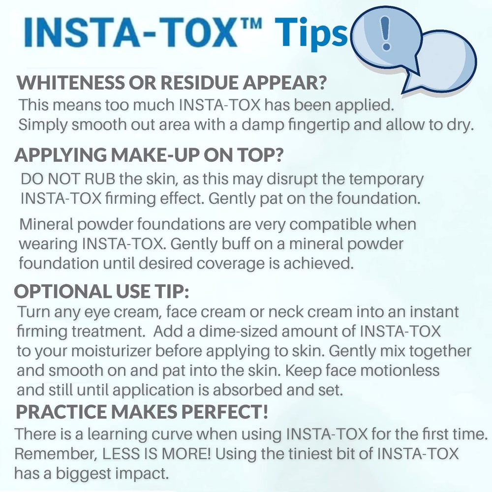 Serious Skincare INSTA-TOX made-in-USA badge closeup