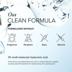 Serovital TriHydrate on face showing fresh glow after use.