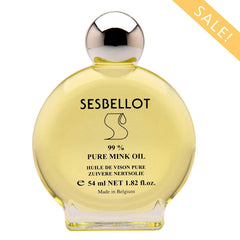SESBELLOT Mink Oil close-up, highlighting lightweight absorption and non-greasy finish