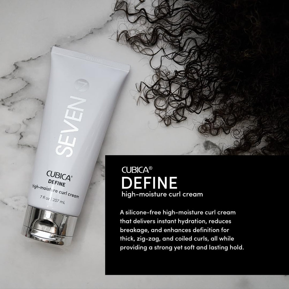 SEVEN Cubica Define packaging close-up with USA-made label