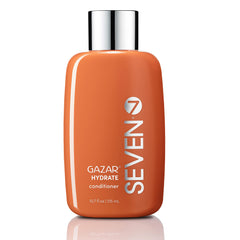 SEVEN Gazar Hydrate Conditioner bottle on a clean vanity, rich hydration for dry hair