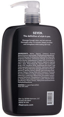 SEVEN Kente Bond conditioner application hands, smooths dry hair and reduces breakage over time