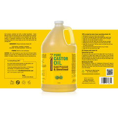 Eco-friendly packaging of Seven Minerals castor oil reduces plastic waste