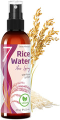 Seven Minerals Rice Water Spray bottle ready for application helps scalp nourishment
