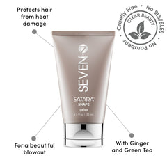 SEVEN Satara Shape Gelee hand application for easy styling and clean rinse