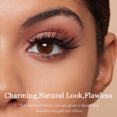 7C SEVENCROWN lash applicator enables precise placement.