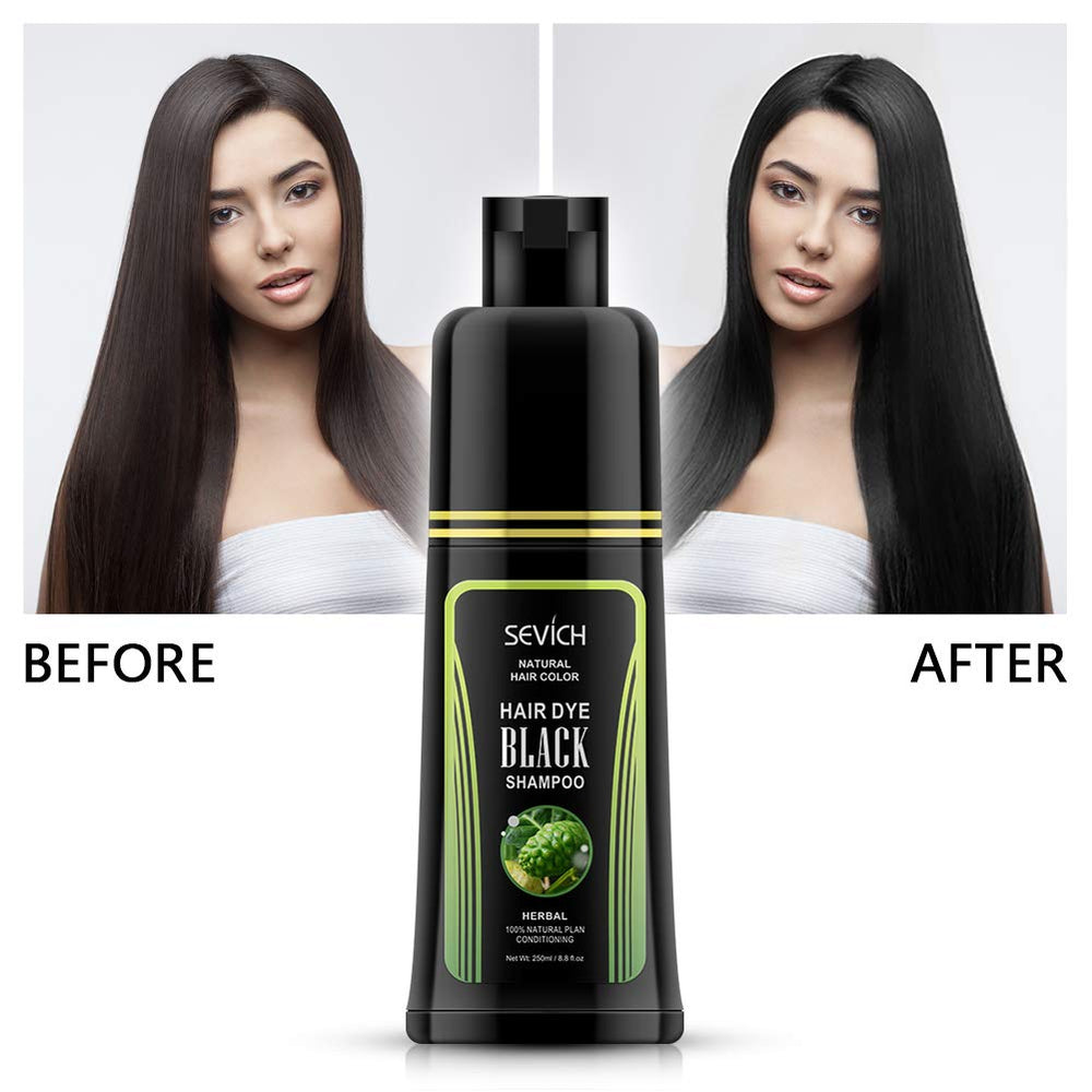 SEVICH Noni essence shampoo application showing nourishment during coloring.