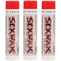 Sex Wax SPF 30 lip balm twist-up stick keeps lips moisturized for beach days.