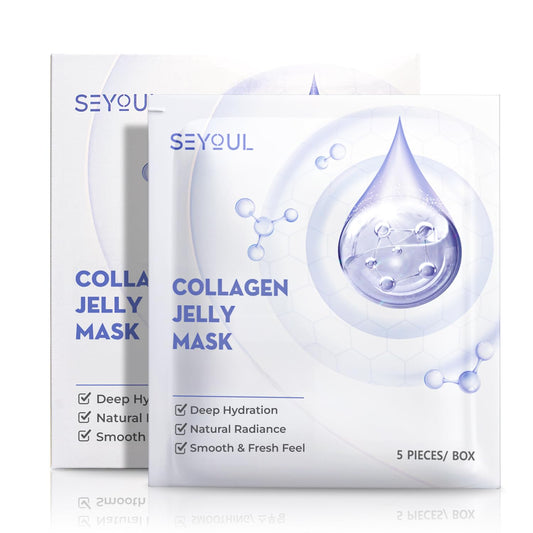 SEYOU L packaging for Collagen Jelly Mask highlights hydration benefits.