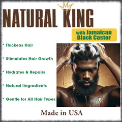 SFC Natural King shampoo helps moisturize scalp and hair.