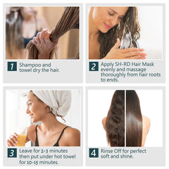 SH-RD Hair Mask 400ml packaging suitable for all hair types