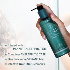 SH-RD Nutra-Therapy Shampoo lather action for gentle cleansing.
