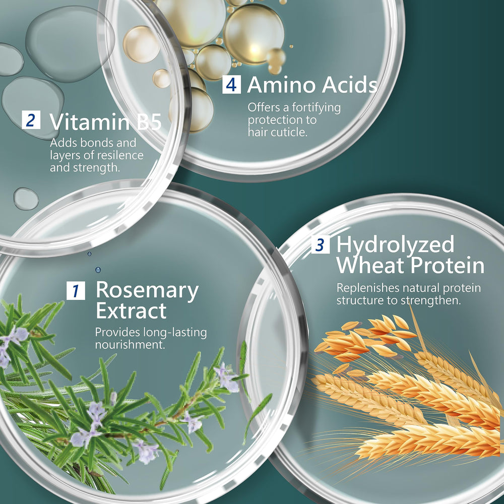 SH-RD Nutra-Therapy Shampoo vitamin B5 boosts elasticity.