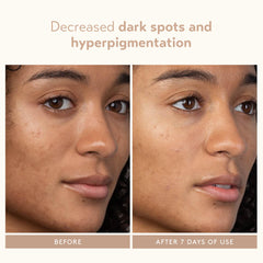 SHANI DARDEN Lactic Acid Face Serum pump close-up shows smooth application.