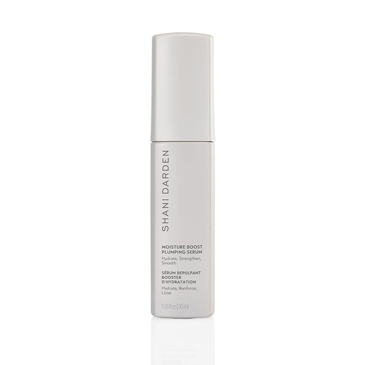 SHANI DARDEN Moisture Boost Serum bottle front promoting dewy hydration