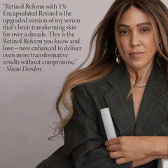 Compact 0.3 oz SHANI DARDEN Retinol Reform bottle for travel-sized routine