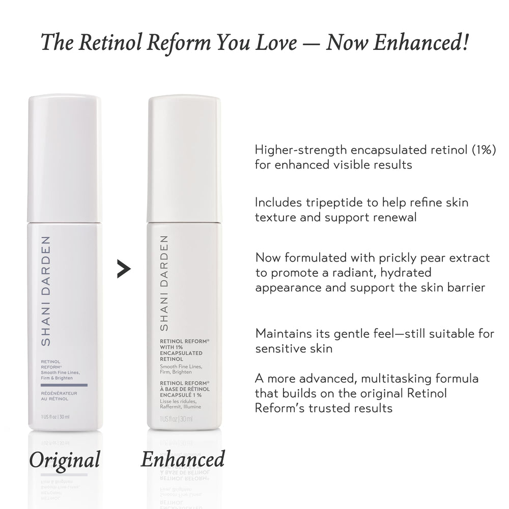 SHANI DARDEN Retinol Reform is vegan and cruelty-free with clean ingredients.