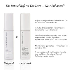 SHANI DARDEN Retinol Reform is vegan and cruelty-free with clean ingredients.