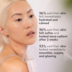 Ingredients like sake water and green tea provide antioxidant support