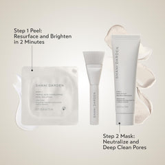 Shani Darden exfoliation results image suggesting smoother skin texture.