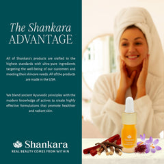 Shankara Kumkumadi Oil travel size 5ml fits in your kit