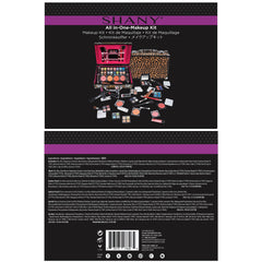 SHANY shadow quads in leopard case, shimmer and matte options for versatile looks