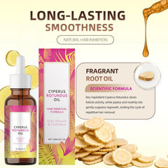 SHAOMABA Cyperus Rotundus oil application showing gentle daily use for calm, hydrated skin.