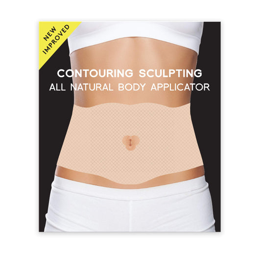 Shape and Tone tummy wrap contours the midsection for at-home shaping.