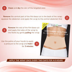 Shape and Tone beginner-friendly body wrap designed for easy use.