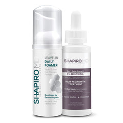 Shapiro MD leave-in foamer for daily scalp care and fuller look