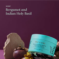 SHAZ & KIKS kokum butter ingredient detail conveys deep moisturization for curls.