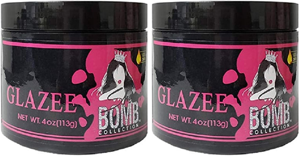 she is bomb collection Glazee 4oz bottle for edges and braids helps define twists and sections