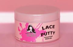She Is Bomb Lace Putty close-up bottle pour for precise lace wig application