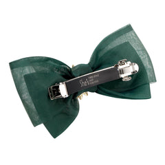 SHE'S FREE STYLE JUST FOR YOU crystal beaded center on sunflower clip