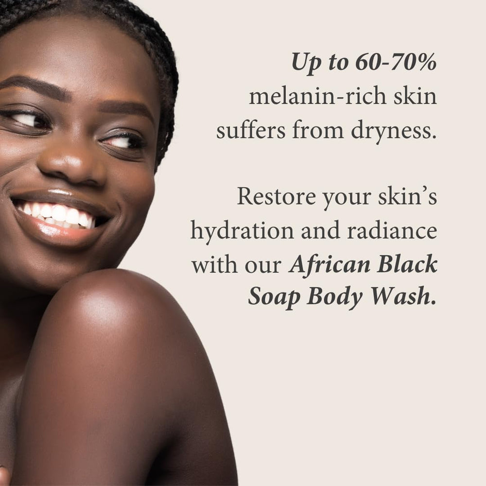 Close-up of creamy texture in Shea Radiance body wash