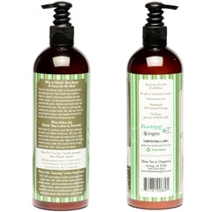 Close-up of applying Shea Terra Nilotik’ lotion for cooling relief.