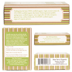 Shea Terra Organics spa bar with argan oil nourishes scalp and shine