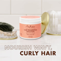 Coconut oil and hibiscus flowers ingredients highlight nourishing shine potential.