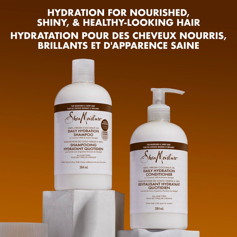 SheaMoisture Daily Hydration Shampoo conditioner-ready softness for manageability