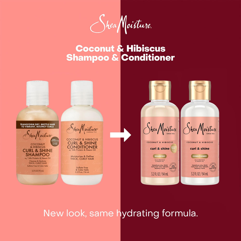 SheaMoisture frizz-control and shine on healthy curls